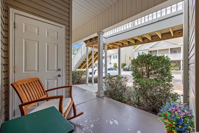 155 Lazy Willow Ln Unit 103, Myrtle Beach, SC 29572 - view of patio featuring stairs