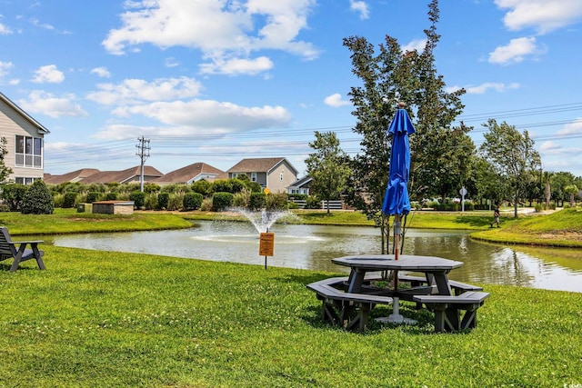155 Lazy Willow Ln Unit 103, Myrtle Beach, SC 29572 - view of community featuring a yard and a water view