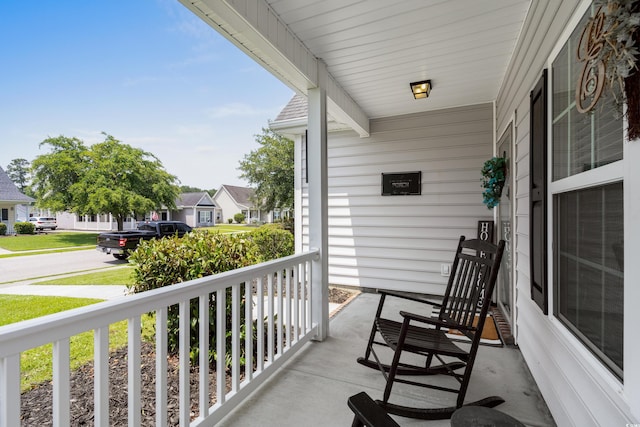 136 Southbury Dr, Myrtle Beach, SC 29588 - porch with a residential view