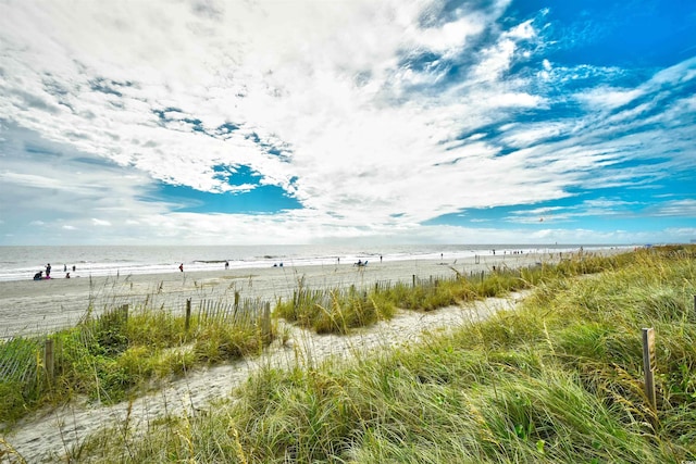1207 S Ocean Blvd Unit 51012, Myrtle Beach, SC 29577 - view of yard featuring view of water and beach