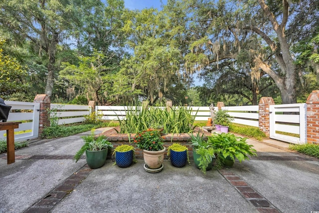 1259 Oatland Lake Rd, Pawleys Island, SC 29585 - view of patio featuring view of scattered trees