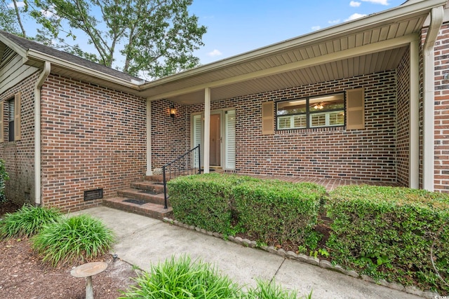 1468 Fox Hollow Way N, Myrtle Beach, SC 29582 - entrance to property featuring brick siding and crawl space