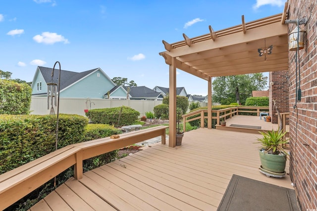 1468 Fox Hollow Way N, Myrtle Beach, SC 29582 - wooden deck with a residential view