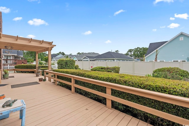 1468 Fox Hollow Way N, Myrtle Beach, SC 29582 - wooden deck with a residential view