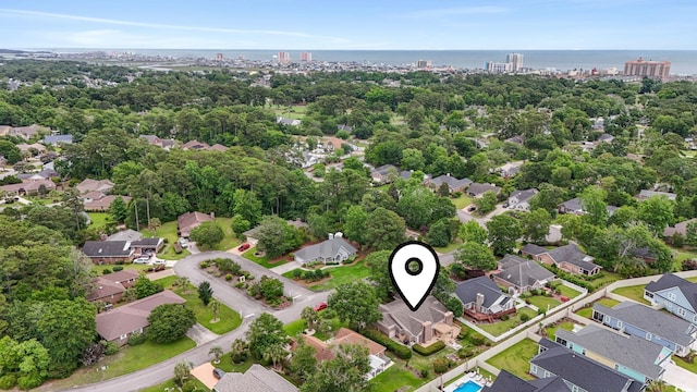 1468 Fox Hollow Way N, Myrtle Beach, SC 29582 - view of urban area with a tree filled landscape and a nearby body of water