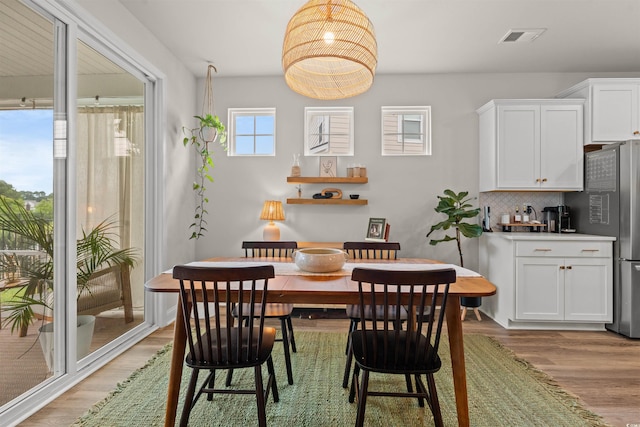 1523 Wood Stork Dr, Conway, SC 29526 - dining space featuring light wood-type flooring