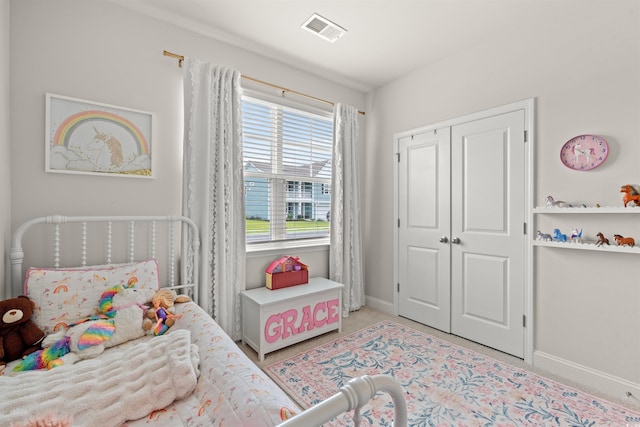 1523 Wood Stork Dr, Conway, SC 29526 - carpeted bedroom featuring baseboards and a closet