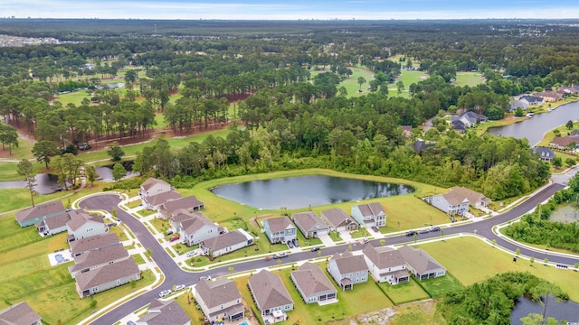 1523 Wood Stork Dr, Conway, SC 29526 - aerial view of property and surrounding area featuring a nearby body of water and nearby suburban area