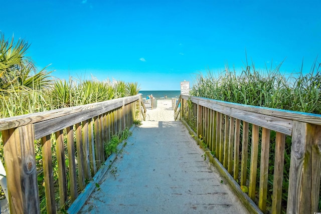1207 S Ocean Blvd Unit 50809, Myrtle Beach, SC 29577 - view of home's community with view of water and beach