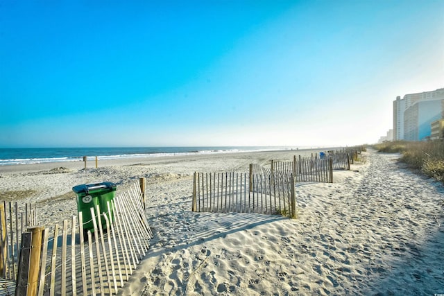 1207 S Ocean Blvd Unit 50809, Myrtle Beach, SC 29577 - water view featuring nearby beach