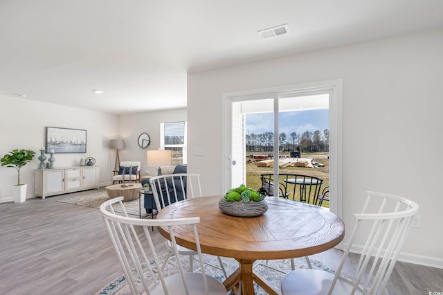 169 Dagger Ct, Myrtle Beach, SC 29588 - dining area featuring light wood-type flooring and baseboards