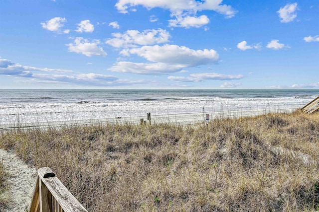 931 S Ocean Blvd, North Myrtle Beach, SC 29582 - water view featuring local beach