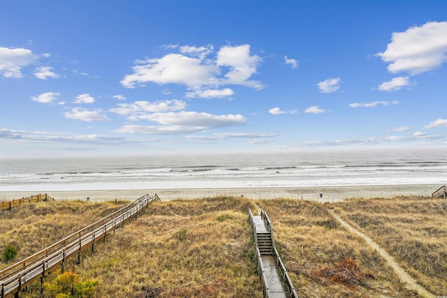 931 S Ocean Blvd, North Myrtle Beach, SC 29582 - water view featuring local beach