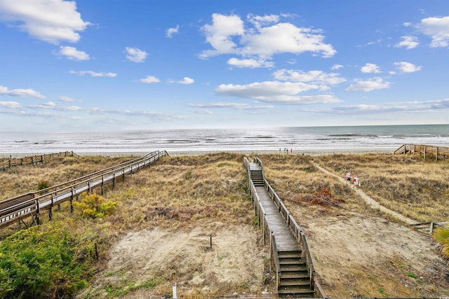 931 S Ocean Blvd, North Myrtle Beach, SC 29582 - bird's eye view of extended coastline