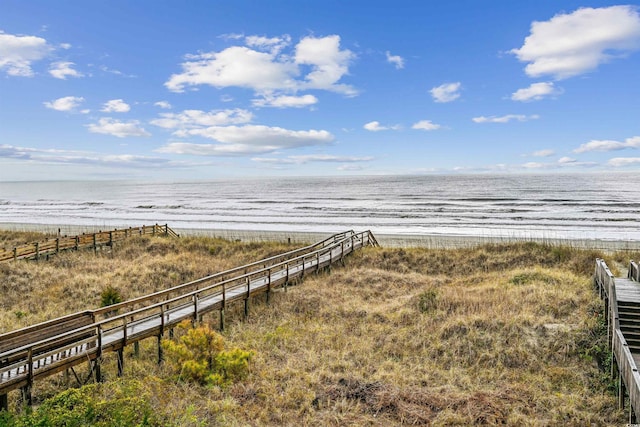 931 S Ocean Blvd, North Myrtle Beach, SC 29582 - water view featuring local beach