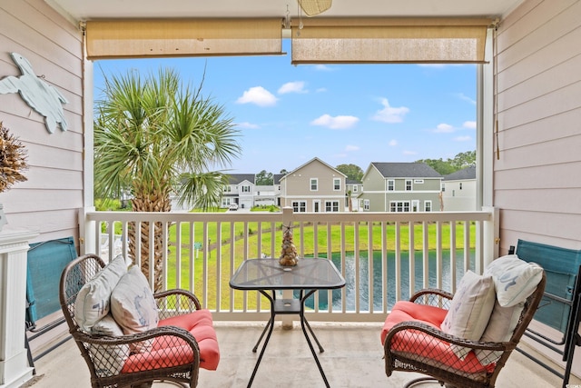 4142 Hibiscus Dr Unit 20-202, Little River, SC 29566 - balcony with a residential view and a water view