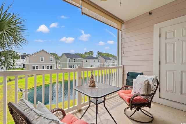 4142 Hibiscus Dr Unit 20-202, Little River, SC 29566 - balcony with a residential view and an outdoor living space