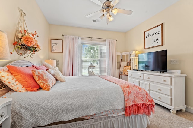 4142 Hibiscus Dr Unit 20-202, Little River, SC 29566 - bedroom featuring ceiling fan and carpet flooring