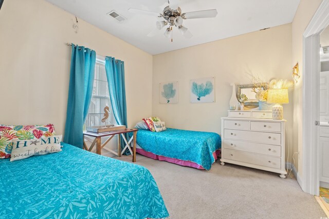 4142 Hibiscus Dr Unit 20-202, Little River, SC 29566 - carpeted bedroom with a ceiling fan