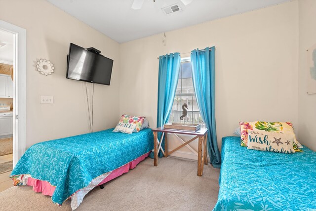 4142 Hibiscus Dr Unit 20-202, Little River, SC 29566 - bedroom with carpet flooring, a ceiling fan, and baseboards