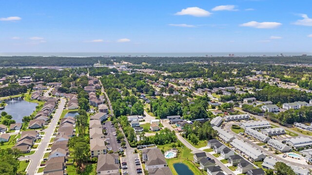 4142 Hibiscus Dr Unit 20-202, Little River, SC 29566 - aerial view of property and surrounding area with a nearby body of water and nearby suburban area