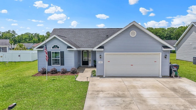 282 Foxpath Loop, Myrtle Beach, SC 29588 - view of front of property featuring an attached garage, concrete driveway, and a shingled roof