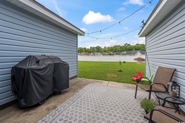 282 Foxpath Loop, Myrtle Beach, SC 29588 - view of patio with a grill