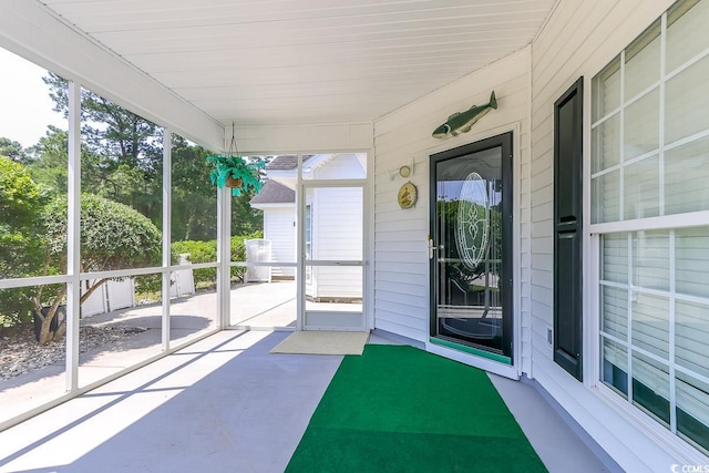 2499 Burning Tree Ln, Little River, SC 29566 - view of unfurnished sunroom