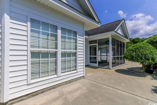 2499 Burning Tree Ln, Little River, SC 29566 - view of patio / terrace with a sunroom