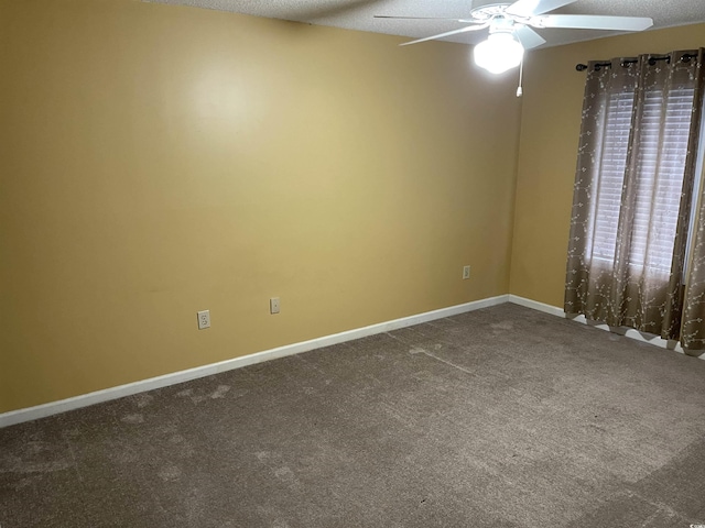 770 Charter Dr Unit C4, Longs, SC 29568 - spare room with ceiling fan, carpet floors, and a textured ceiling