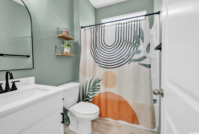 218 Calhoun Falls Dr, Myrtle Beach, SC 29579 - full bath with vanity, toilet, and shower / bath combination with curtain