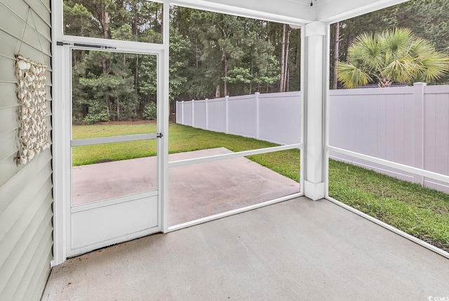 218 Calhoun Falls Dr, Myrtle Beach, SC 29579 - view of unfurnished sunroom