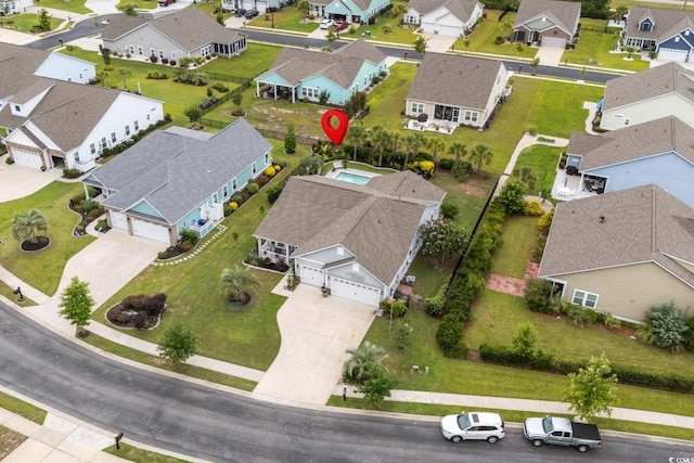 1833 Lake Egret Dr, North Myrtle Beach, SC 29582 - aerial perspective of suburban area