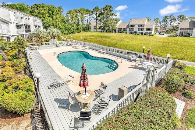 3700 Golf Colony Ln Unit 25G, Little River, SC 29566 - community pool featuring a patio area