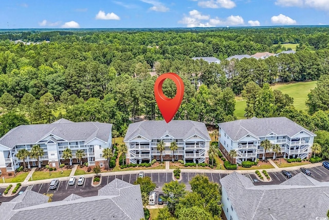 6015 Catalina Dr Unit 733, North Myrtle Beach, SC 29582 - bird's eye view of a heavily wooded area