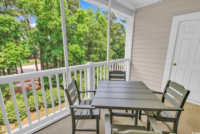 6015 Catalina Dr Unit 733, North Myrtle Beach, SC 29582 - balcony featuring outdoor dining area