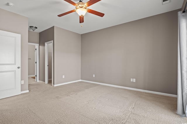 121 Parmelee Dr Unit D, Murrells Inlet, SC 29576 - unfurnished bedroom featuring carpet flooring, baseboards, and ceiling fan