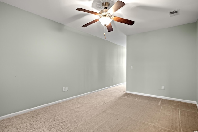 121 Parmelee Dr Unit D, Murrells Inlet, SC 29576 - carpeted spare room featuring baseboards and a ceiling fan