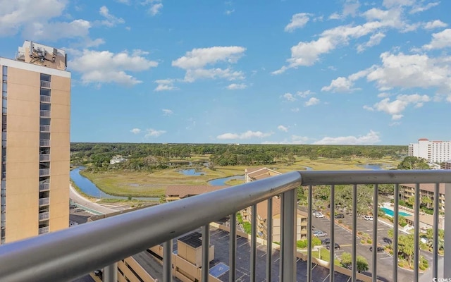 9550 Shore Dr Unit 1418, Myrtle Beach, SC 29572 - balcony featuring a water view