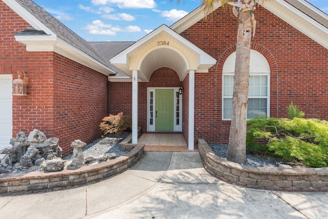 2384 Covington Dr, Myrtle Beach, SC 29579 - doorway to property with brick siding