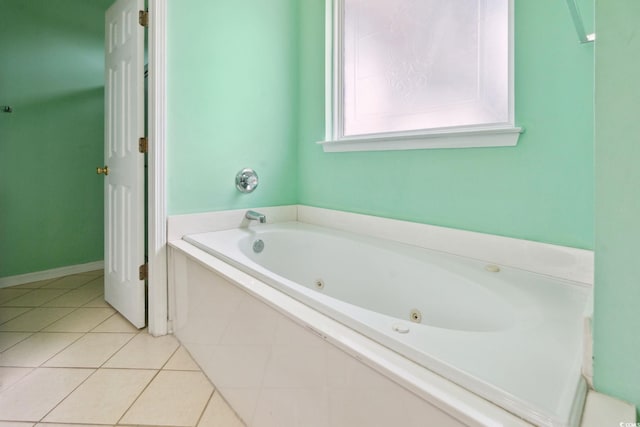 2384 Covington Dr, Myrtle Beach, SC 29579 - bathroom featuring a jetted tub and tile patterned floors