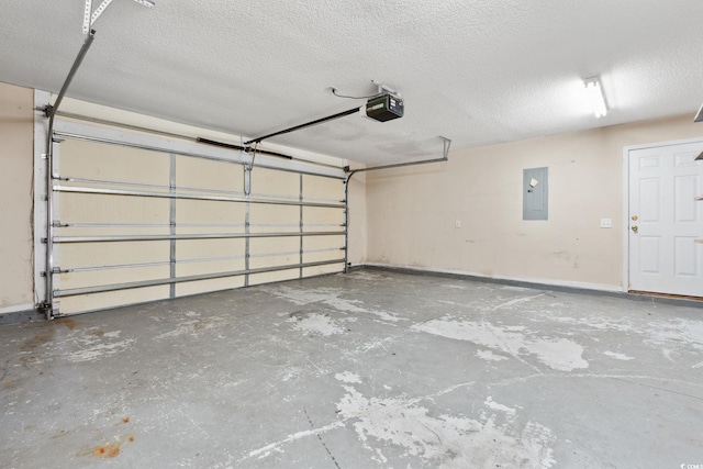 2384 Covington Dr, Myrtle Beach, SC 29579 - garage featuring a garage door opener and electric panel
