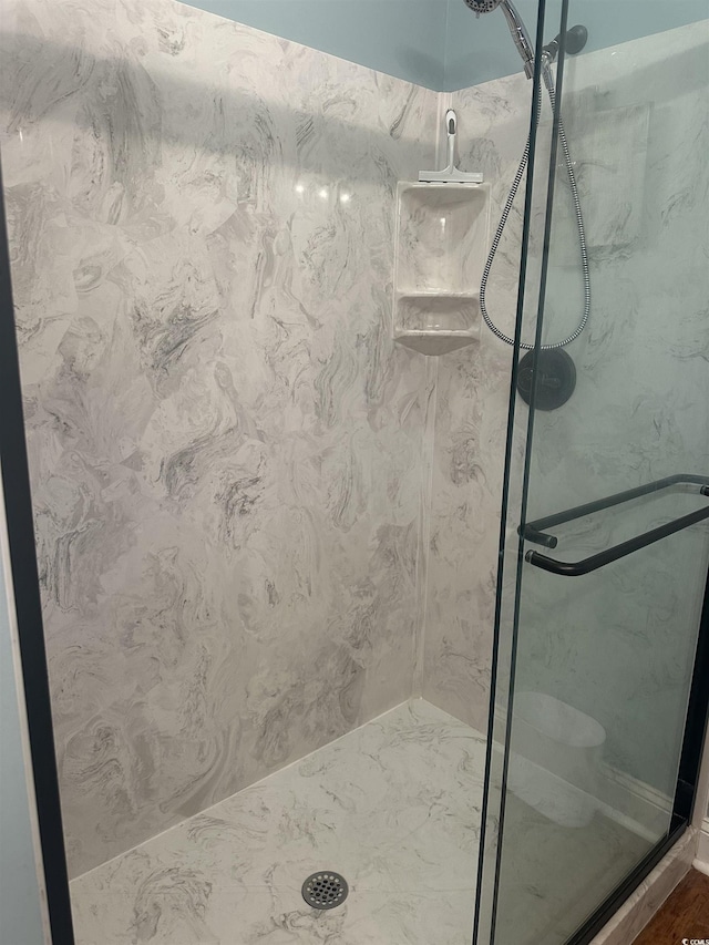 58 Fathom Ln, Murrells Inlet, SC 29576 - full bath with a marble finish shower