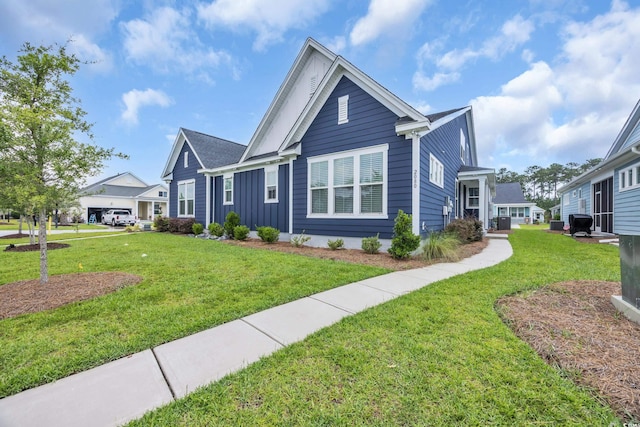 2080 Silver Island Way, Murrells Inlet, SC 29576 - view of front of property with board and batten siding and a front lawn
