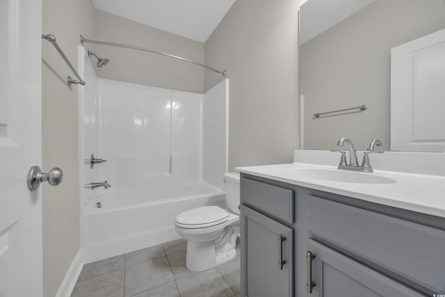 2080 Silver Island Way, Murrells Inlet, SC 29576 - full bathroom featuring vanity, toilet,  shower combination, and tile patterned floors