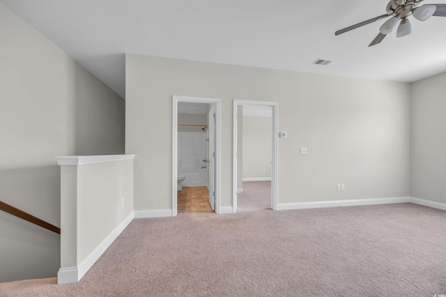 2080 Silver Island Way, Murrells Inlet, SC 29576 - empty room with carpet flooring, a ceiling fan, and baseboards