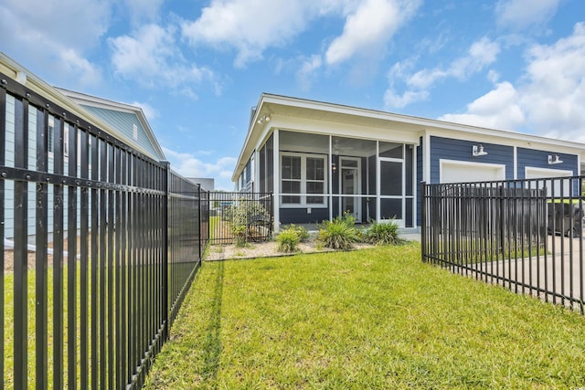2080 Silver Island Way, Murrells Inlet, SC 29576 - view of yard featuring a sunroom