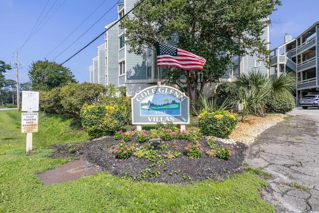 1101 Possum Trot Rd Unit D201, North Myrtle Beach, SC 29582 - view of community / neighborhood sign
