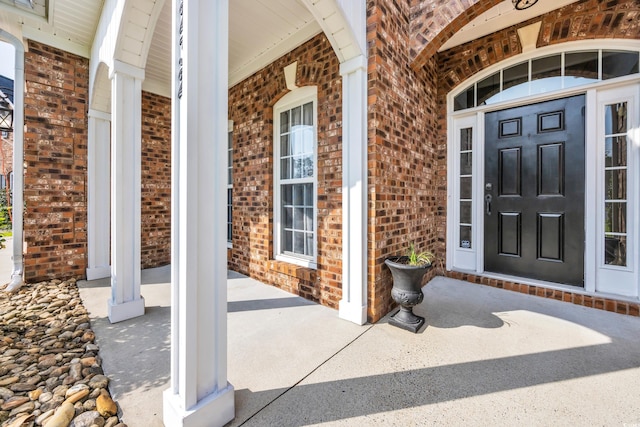 4232 Pointer Ct, Myrtle Beach, SC 29579 - property entrance with covered porch and brick siding