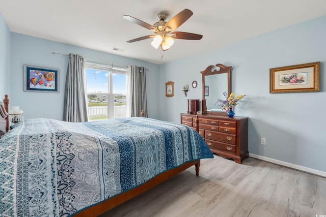 568 Mossbank Loop, Longs, SC 29568 - bedroom featuring wood finished floors and ceiling fan